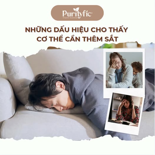 NHỮNG DẤU HIỆU CHO THẤY CƠ THỂ CẦN THÊM SẮT