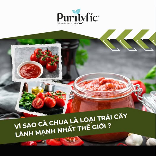 VÌ SAO CÀ CHUA LÀ LOẠI TRÁI CÂY LÀNH MẠNH NHẤT THẾ GIỚI?
