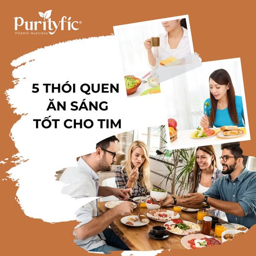 5 THÓI QUEN ĂN SÁNG TỐT CHO TIM
