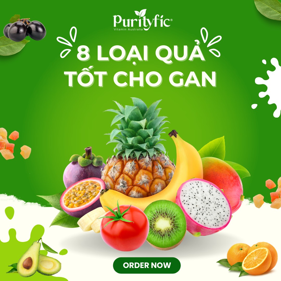 8 LOẠI QUẢ TỐT CHO GAN