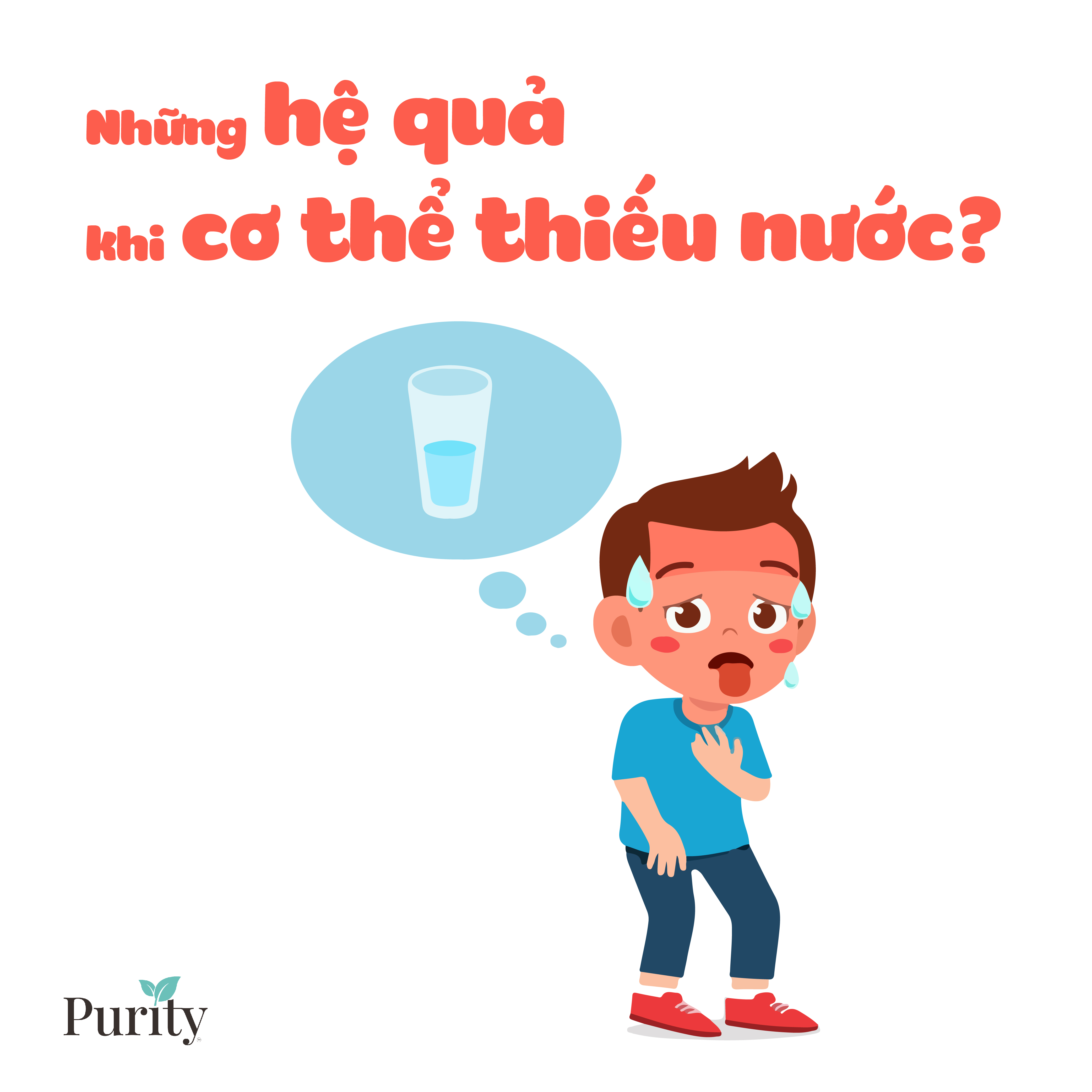 NHỮNG HỆ QUẢ KHI CƠ THỂ THIẾU NƯỚC