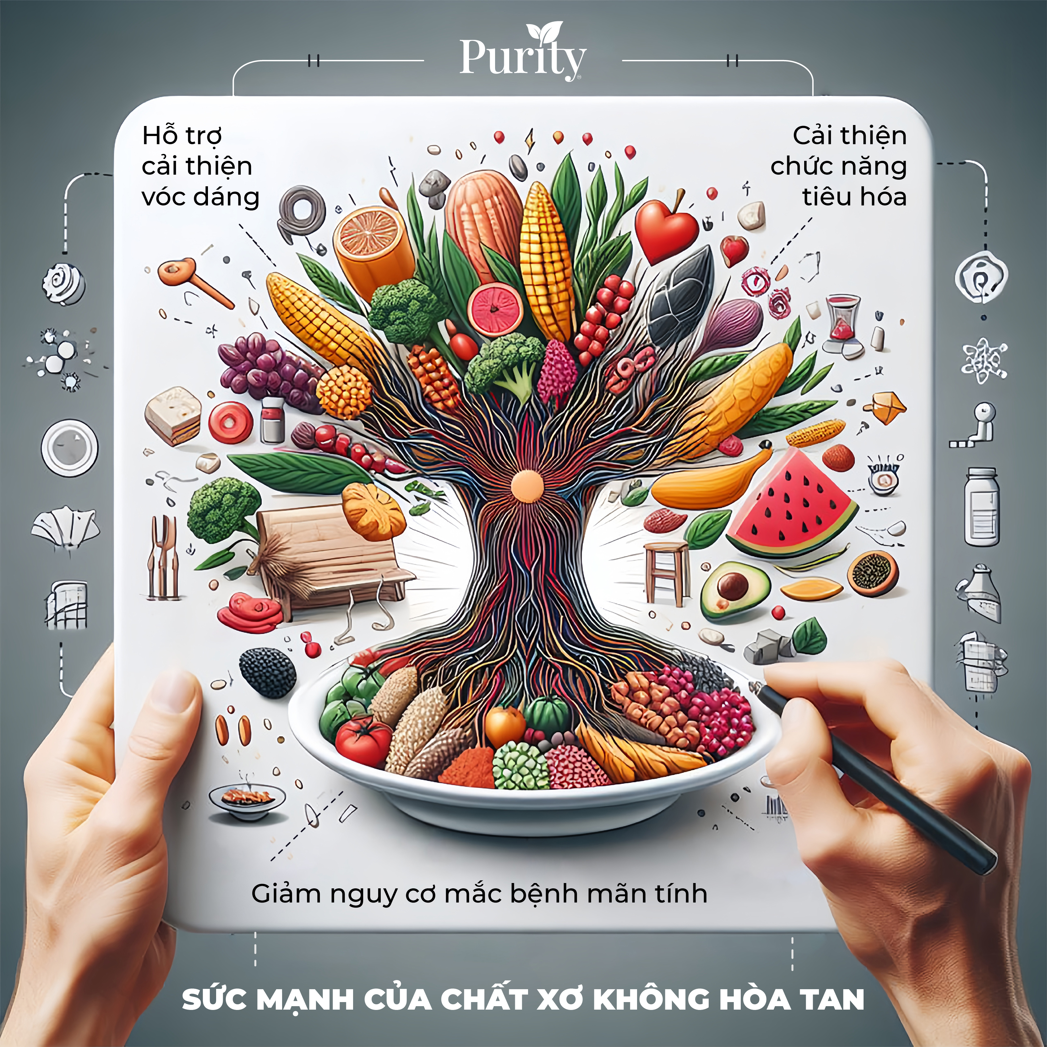 SỨC MẠNH CỦA CHẤT XƠ KHÔNG HÒA TAN