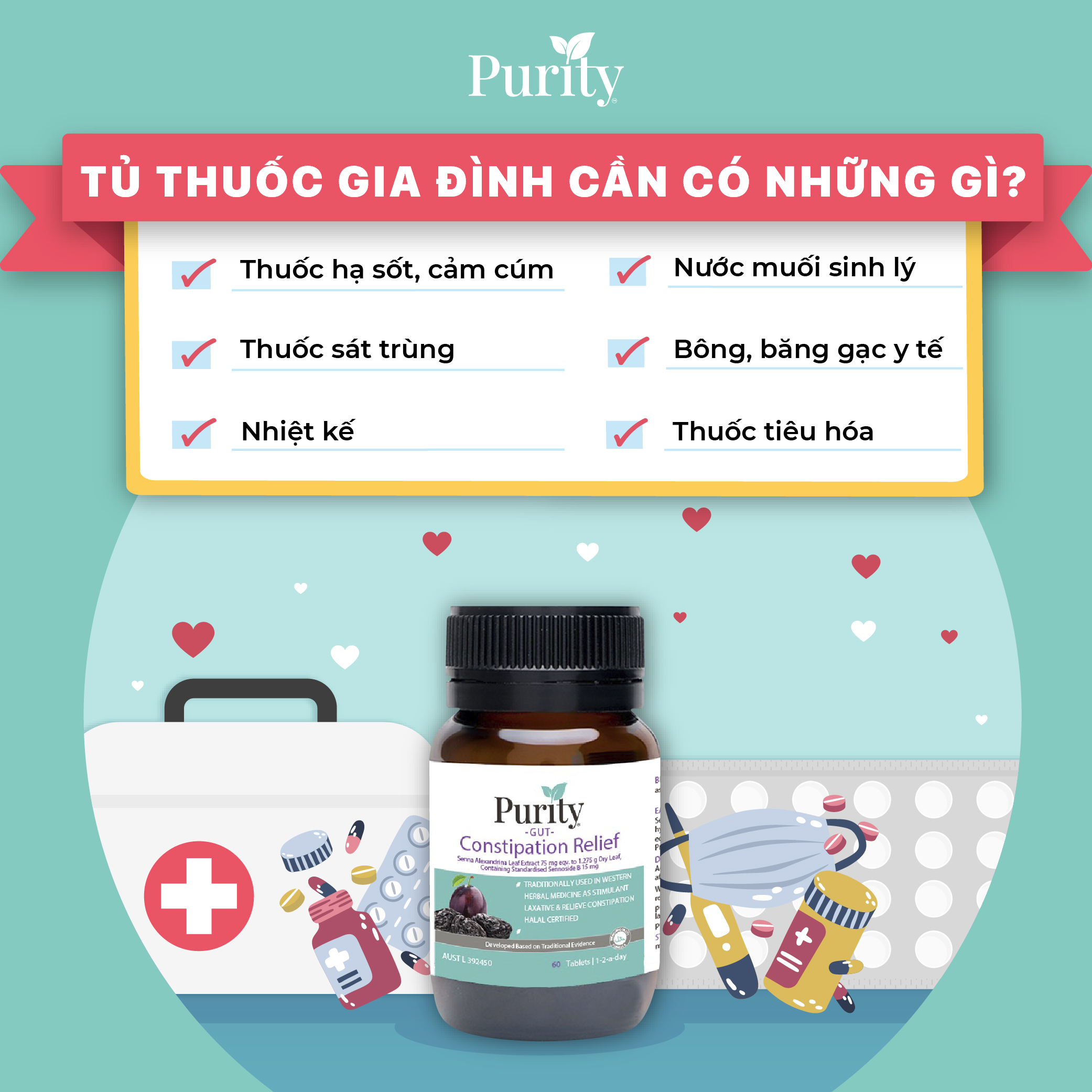 TỦ THUỐC GIA ĐÌNH CẦN CÓ NHỮNG GÌ?